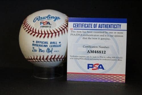 Боб Фелер потпиша бејзбол автограм автограм автограм PSA/DNA AM48812 - Автограмирани бејзбол