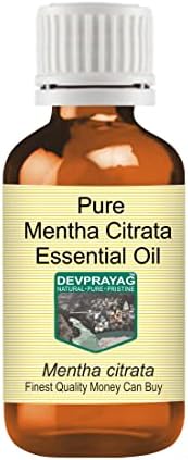 Devprayag чиста мента цитрати есенцијална масло од пареа дестилирана 10 ml