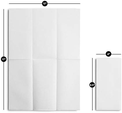 [150 пакет] Блумдиудс Класик Лајт за еднократна употреба бања салфетки | Едно-употреба постелнина-гостински крпи | Хартија како рачно