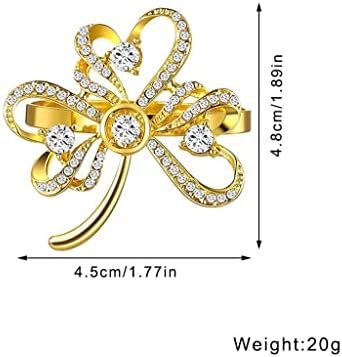 Ден на XDCHLK Ден на салфетки Рингн прстен за салфетка за свадбени забави декор
