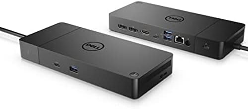Dell Thunderbolt Dock WD19TBS Број 3,5 mm Пристаништа. USB-C, Thunderbolt 3, HDMI, Двојна DisplayPort, Црна