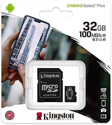 Кингстон Платно Изберете 32gb MicroSD HC Класа 10 Мемориска Картичка UHS-I TF 80MB/s SDCS2/32GB Со Mini MemoryMarket Microsd Мемориска