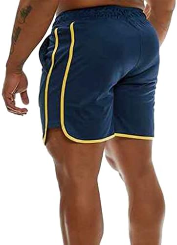 HDDK мажи што трчаат шорцеви лето 5 инчи атлетски боди -билдинг шорцеви странични ленти за тренинг за тренинзи за тренинзи