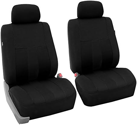 FH Group Car Seat Seat Cover Комплетно поставено крпа - Универзално вклопување, капаци за автомобилски седишта, капаци на предните
