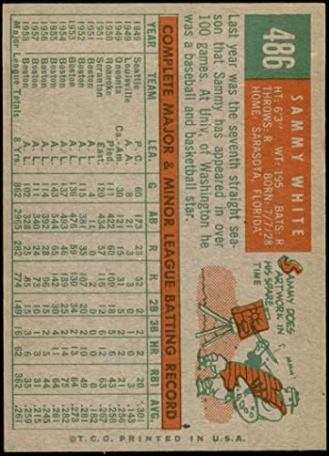 1959 Топс 486 Семи Вајт Бостон Ред Сокс нм+ Ред Сокс