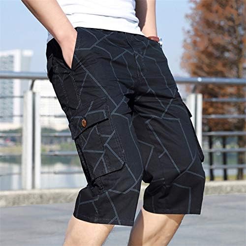 1 Облека спортски џеб обични шорцеви боди -билдинг летни панталони мажи печатени фитнес машки панталони мажи карго панталони