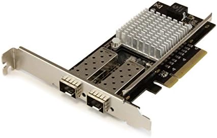Startech.com Thunderbolt 3 до влакна - 2 x Отворени SFP+ порти - со порта за монитор на DisplayPort - Надворешно куќиште за PCIe / шасија