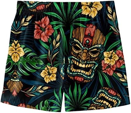 Миашуи пливање шорцеви за мажи летни приморски одмор лежење моден тренд 3Д печатени панталони за панталони од табла Брзи брзи
