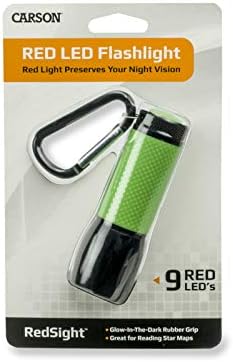 Carson Redsight Pro-црвена LED фенерче, X-Large, Green, Model: SL-33