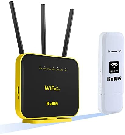 KUWFI пакет на стоки 4G LTE USB WiFi модем и 4G LTE Gigabit Router