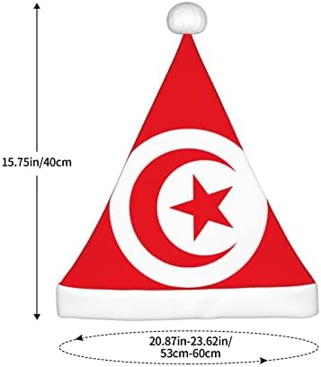 ЗНАМЕ На Тунис Божиќна Капа Машка Женска Елф Шапка Унисекс Божиќна Празнична Капа За Новогодишни Капи За Забави