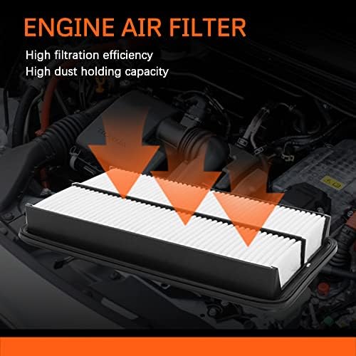 Филтер за воздух на моторот компатибилен со Одисеја 3.5L V6 2005-2010 Пилот 3.5L V6 2009-2015 MDX 3.7L V6 2007-2009, Заменете го
