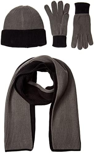 Essentials Unisex-Adult на плетената капа, шал и ракавици
