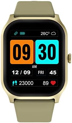 Паметен часовник за повици со Bluetooth, IP67 водоотпорен паметен часовник за iOS & Android, Спортски фитнес откривање крвен притисок,