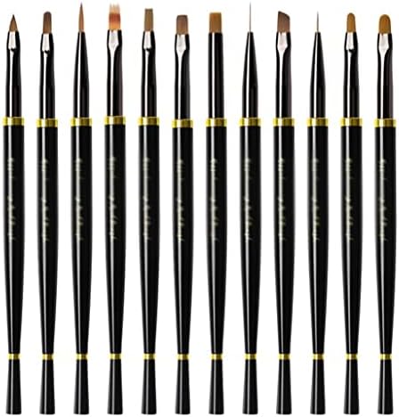 Мијаохи уметнички шема сликарство нокти пенкало за резба четка за акрилни четки гел за продолжување на градежникот облога за цртање молив DIY