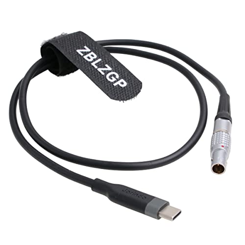 ZBLZGP PD Брз USB C до 2 пински машки кабел за напојување за стабилизатор на DJI Ronin RS2 Tilta Teradek Smallhd Z Cam