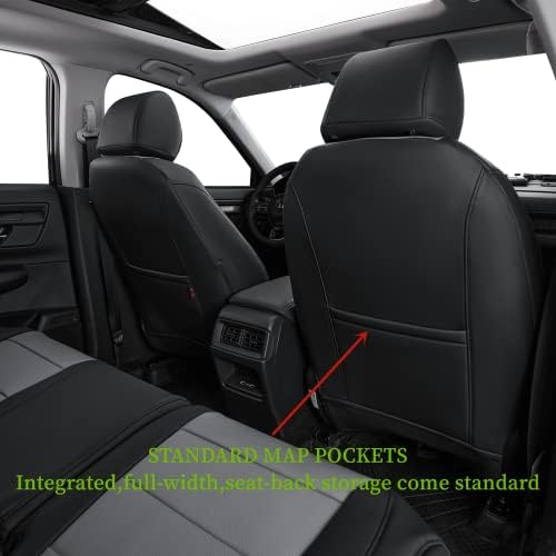 CoverDream Custom Seat Covers компатибилни со Select Honda HRV EX, EX -L 2017 2018 & 2017 2017 2018 2019 2020 2021 2021 2022 LX