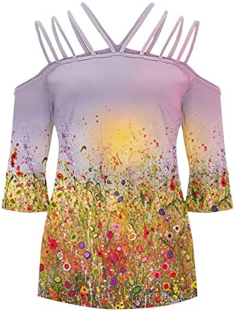 Облека со кратки ракави, памучна графичка кошула за блуза за дами лето есенски бранч Денот на в Valentубените GX GX GX