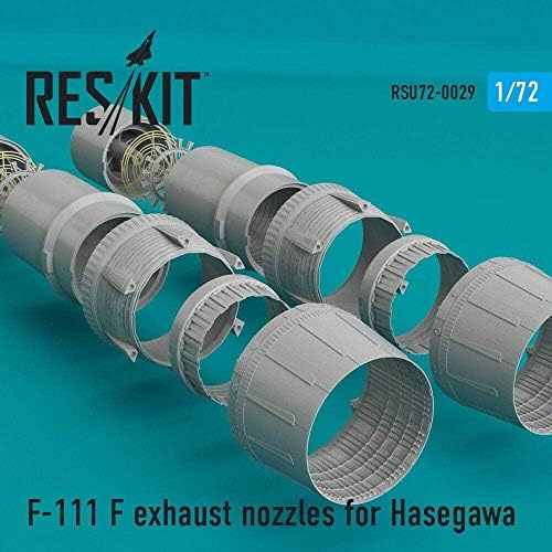 Reskit RSU72-0029-1/72 F-111 F Издувни млазници за комплет за смола на смола Хасагава