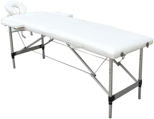 Јах -масажа маса за масажа 2 делови преклопување на преносна алуминиумска нога спа професионална опрема за убавина 60 см широка