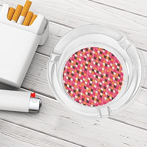 Обоени сирени скали цигари пушачи стаклени пепелници за пепел за таблета за домашни таблети