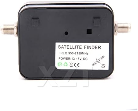 Qytec Дигитални сателитски мерачи 1pc Satfinder Satfinder Satellite пронаоѓач на сигнал Мерач на сигнал за засилувач на дигитален