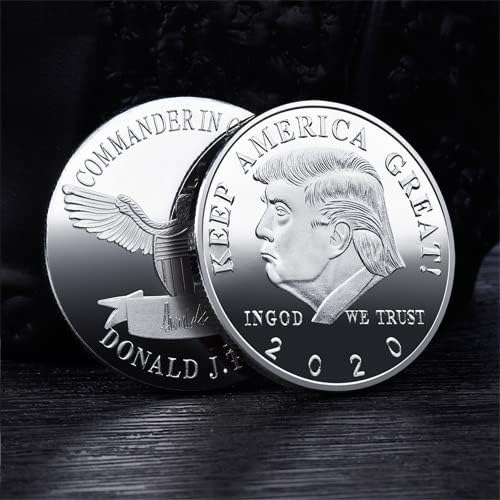 2020 45-ти Претседателски Избори Во Сад Трамп Злато Двојна Боја Комеморативна Монета Предизвик Монета Сребрени Монети Колекционерски