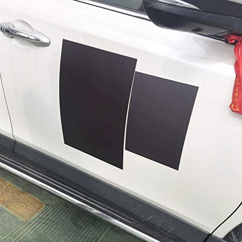 Wakauto 15 парчиња магнетски чаршафи лепила Флексибилна магнетна хартија Леплива кора и лепена гумена хартија DIY налепници за автомобили