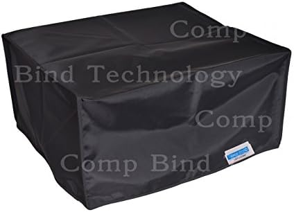 Comp Bind Technology Dust Cover за HP OfficeJet Pro 8610 / 8620. Црна најлонска прашина од страна на димензиите на технологијата