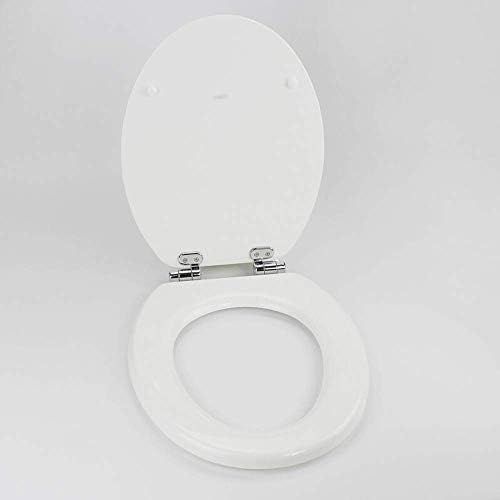 Wsmyzy тоалетно седиште ќе забави, меко блиско тоалетно седиште ， стабилни шарки - лесни за монтирање на површината