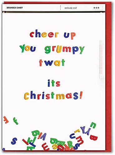Бонбони со мозоци смешни хумористични „навивачки божиќни Божиќни картички“