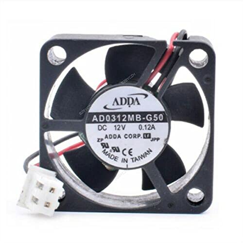 BZBYCZH компатибилен за ADDA AD0312MB-G50 30X30X10MM 12V 0,12A 2PIN Вентилатор за ладење