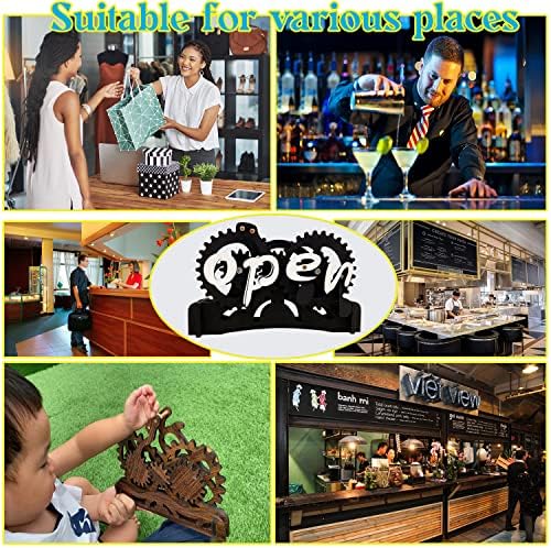 Отворен затворен табла, Механизам за дрвени опрема, кабриолет Отворени затворени знаци за продавница, ресторан, бар, хотели, кафулиња