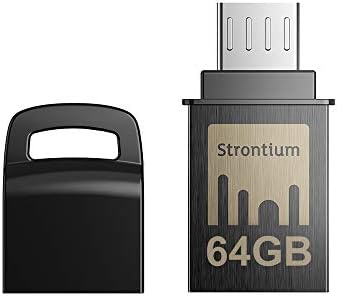 СТРОНЦИУМ Нитро 64GB ДВОЕН Диск USB 3.1 Метал Флеш Пенкало ДИСК ОТГ До 150mb/S Микро USB и USB 3.0 3.1 За Андроид Паметни Телефони Таблети