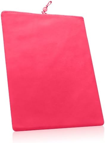 Кутија во Boxwave Компатибилен со Chipsee PPC-A8-80-R-кадифена торбичка, мека велурна торба за ткаенини со вртеж-Cosmo Pink