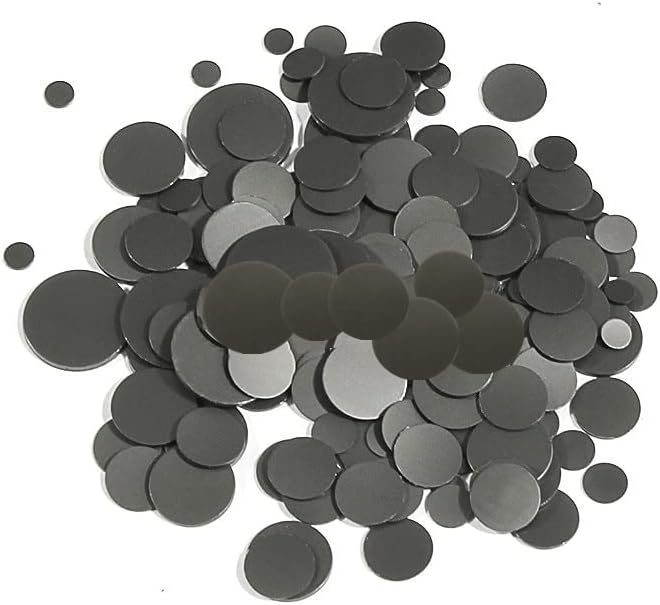 100 парчиња М10-М15 дебелина на Цврста Заптивка 0,15-0,5 мм Висока Прецизност Полислидер Во Црна Боја Графит Најлон Рамен Мијалник