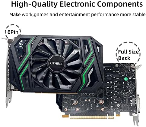 Qthree Geforce GTX 1660 Super Gaming Graphics Card, 6 GB, GDDR6,192bit, HDMI, DP, DVI, видео картичка за компјутерски игри, компјутерски графички