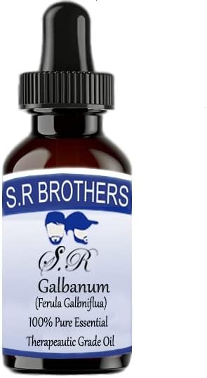 С.Р браќа Галбанум чисто и природно есенцијално масло со капки со капнување 15мл