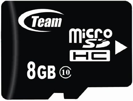 8gb Класа 10 Microsdhc Тим Со Голема Брзина 20mb / Сек Мемориска Картичка. Пламена Брза Картичка За Samsung Continuum I400 Конвој U640