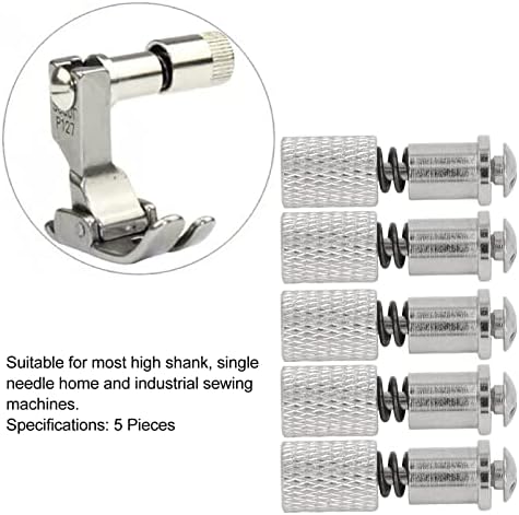 5 компјутери од не'рѓосувачки челик, пролетен прицврстувач на стапалото Брзо притискање на нозете, лесен за промена на завртки