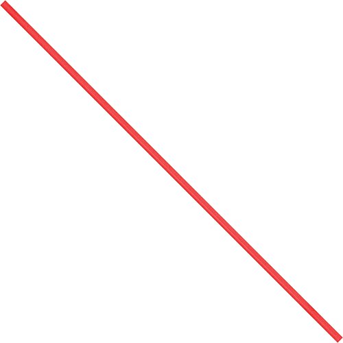 Врски за пресврт на хартија за снабдување со врвни пакувања, 6 x 5/32, црвено