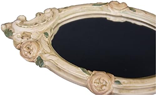 Елегантен ентериер 77084hm Art Nouveau Hand Mirror, шминка од роза