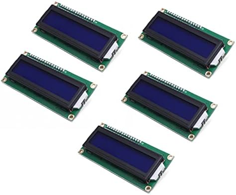 Teyleten Robot LCD1602 LCD Display Screen Module 16x2 Карактер Сериски сино осветлување LCD модул PCF8574T PCF8574 IIC I2C за Raspberry