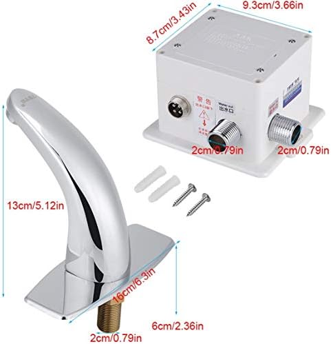 Автоматска инфрацрвена сензорска тапа со цинк легура Интелигентна не-контакт мијалник за мијалник кујна бања вода тапа
