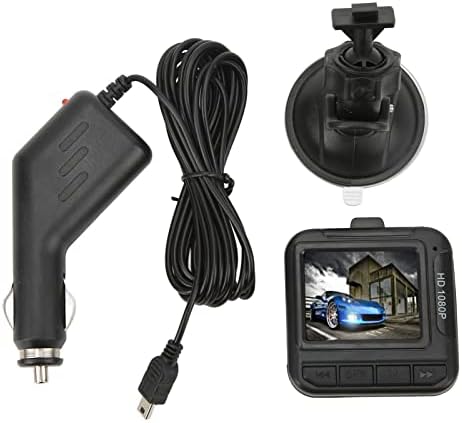 Цртичка Камера 1080p Автомобил Возење Рекордер, 1.6 Во Екран ВО Боја DVR Снимање Цртичка Камери За Автомобил, Движење Откривање