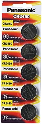 5 x CR2450 Panasonic 3 Волти Литиум Монета Мобилни Батерии