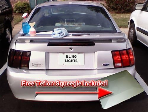 Blinglights Tinted Taillight Film Overlay ги опфаќа Dodge Charger