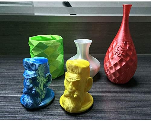 ZHJBD PLA Silk Filament 1.75mm, 3D филамент за печатач 1kg, полимер композитен материјал, висок сјај-црвен