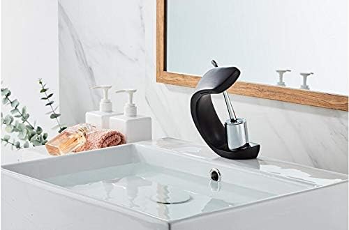 База од бања База од црна/хром/бела месинг мијалник за мијалник со топла и ладна вода тапа за бања мијалник за мијалник