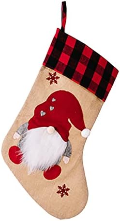 Божиќни чорапи Големи чорапи Класични Божиќни производи Божиќни чорапки нозе украси за новогодишна елка